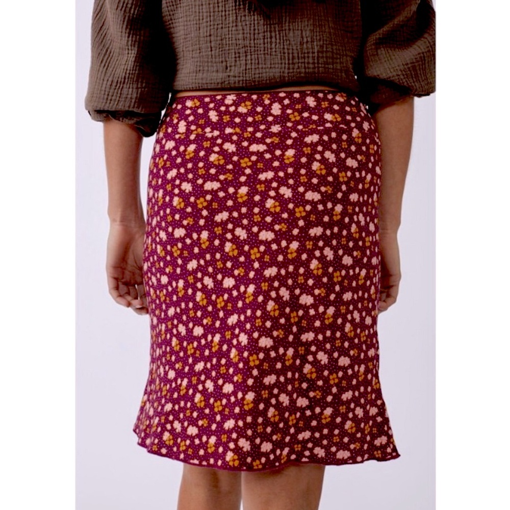 Free People IRL Floral Skirt NWOT - Picture 2 of 8